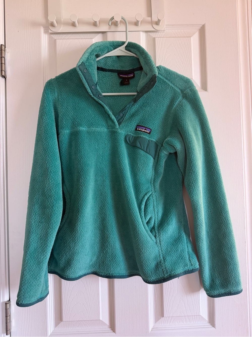 Patagonia Teal Snap-T Fleece Pullover